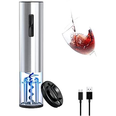 SENZER Electric Wine Opener Automatic Wine Bottle Opener Corkscrew Wine Opener with Foil Cutter Stai | Amazon (US)