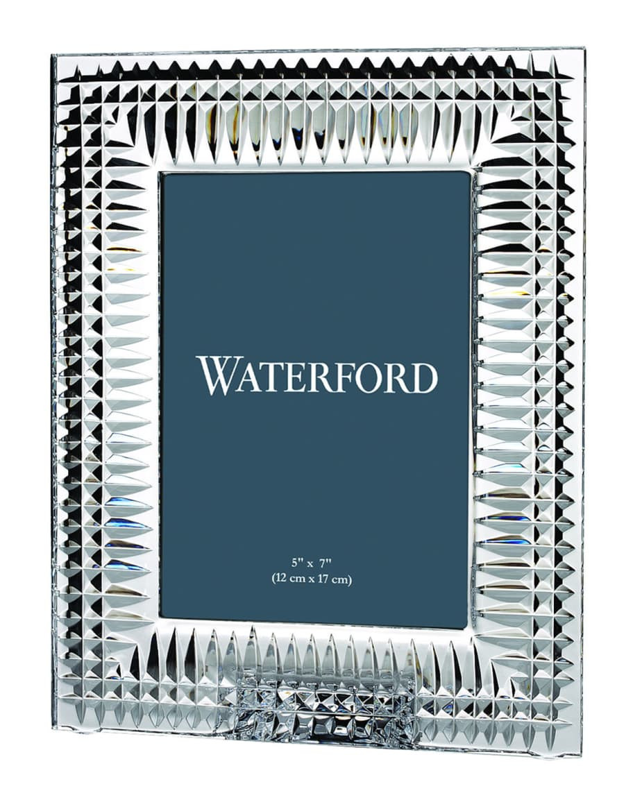 Waterford Crystal Lismore Diamond 5" x 7" Picture Frame | Neiman Marcus