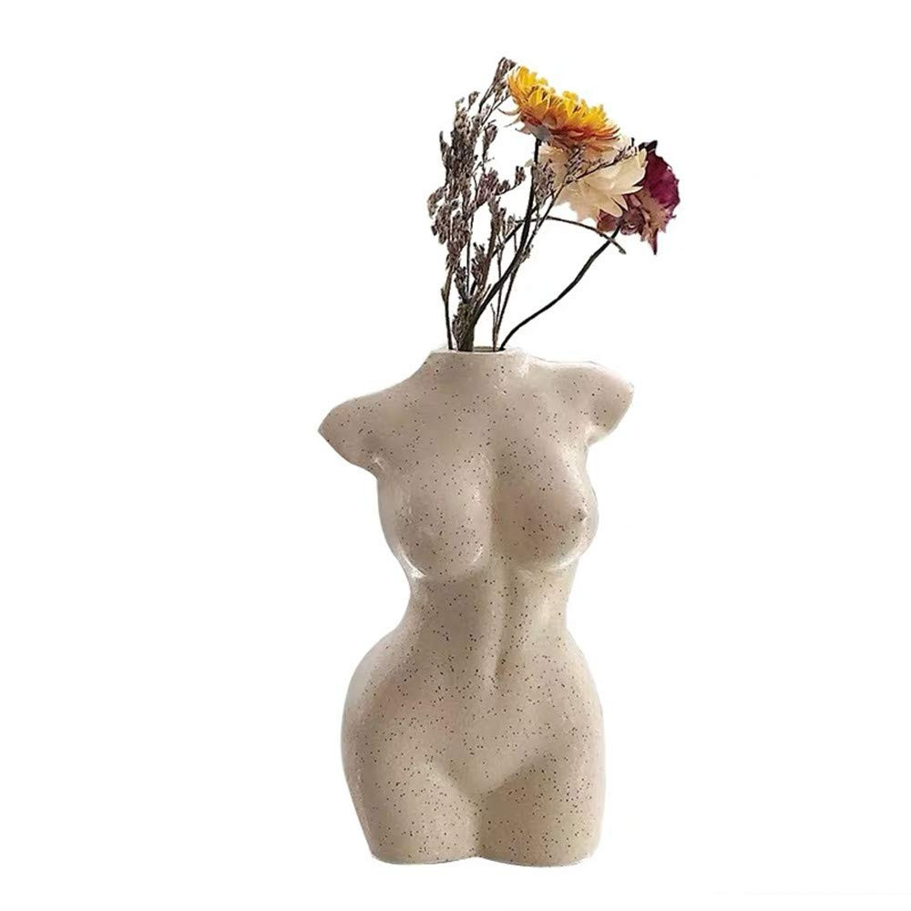 Body Vase Female Form for Boho Bathroom Decor, Boho Flowers, Boho vase for Minimalist Decor, Small v | Amazon (US)