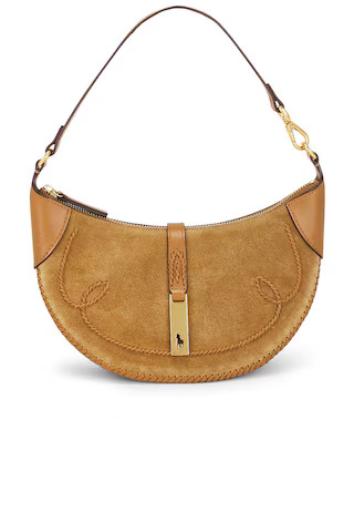 Polo Ralph Lauren Suede Mini Shoulder Bag in Caramel & Tan from Revolve.com | Revolve Clothing (Global)