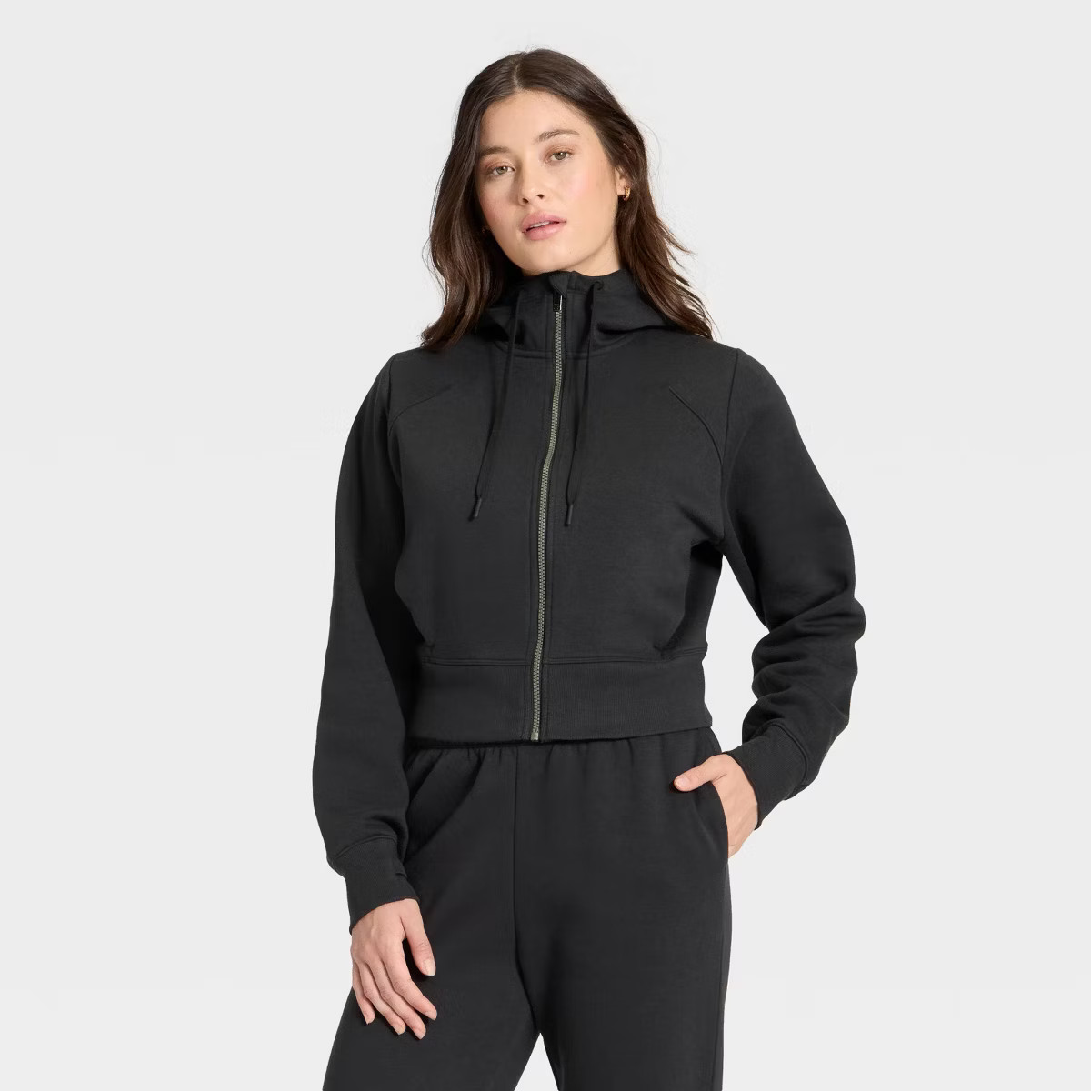 Women's Active Comfort Full Zip Sweatshirt - All In Motion™ | Target