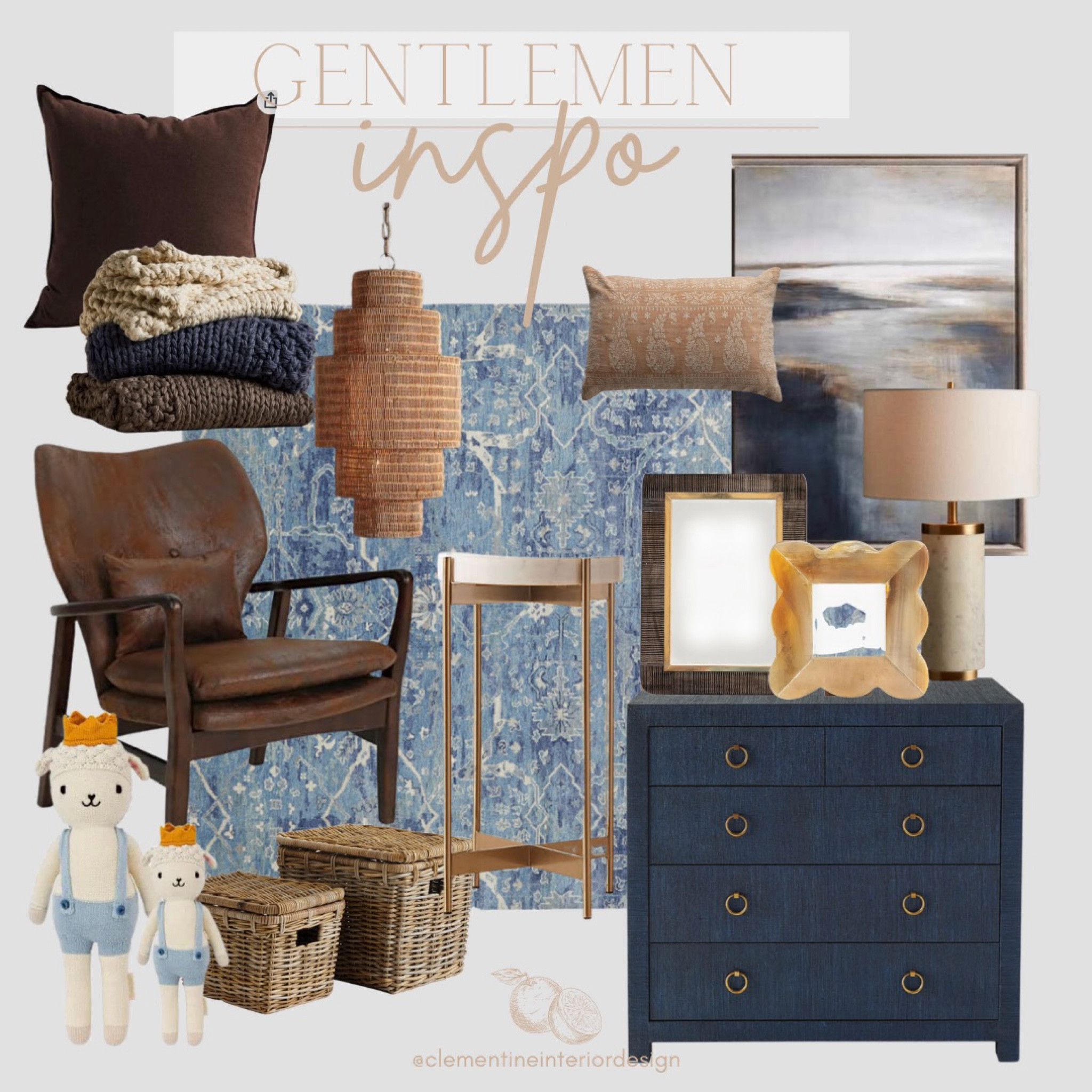 A mature style for a dapper little guy🤎

Kids room inspo
Navy dresser
Leather chair
Throw blanket
Cuddle and kind dolls
Blue rug
Marble accent table
Storage baskets

#LTKbaby #LTKkids #LTKhome