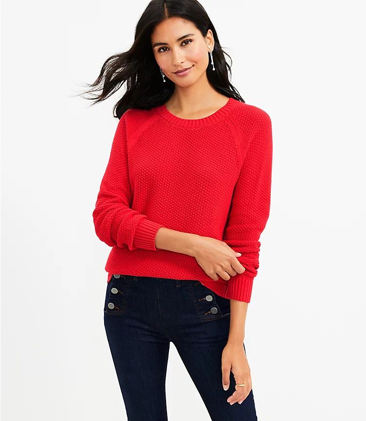 Stitchy Sweater | LOFT