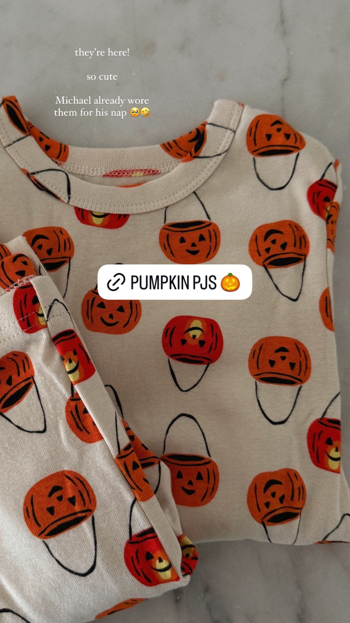 Pumpkin pjs! 🎃