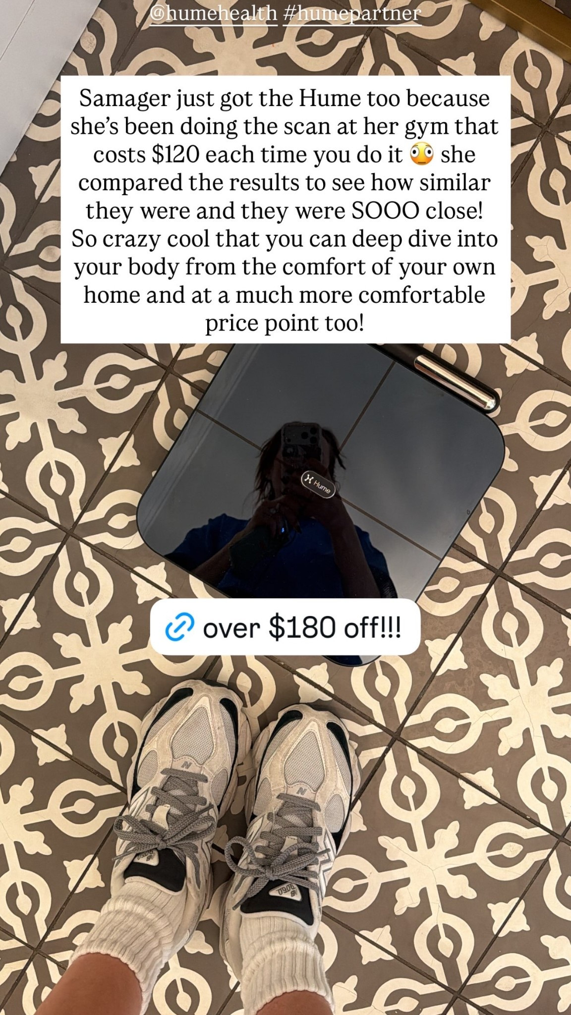 @humehealth #humepartner Samager just got the Hume too because she’s been doing the scan at her gym that costs $120 each time you do it 🫪 she compared the results to see how similar they were and they were SOOO close!
So crazy cool that you can deep dive into your body from the comfort of your own home and at a much more comfortable price point too!