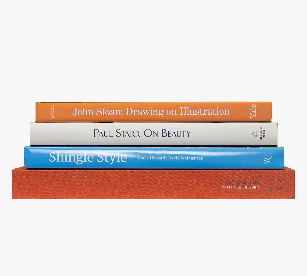 Modern Dust Jacket ColorStak Books - Set of 4 | Pottery Barn (US)