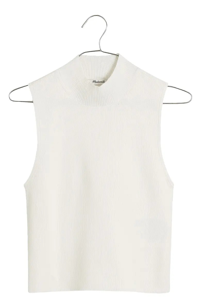 Madewell Mock Neck Wide Rib Sweater | Nordstrom | Nordstrom