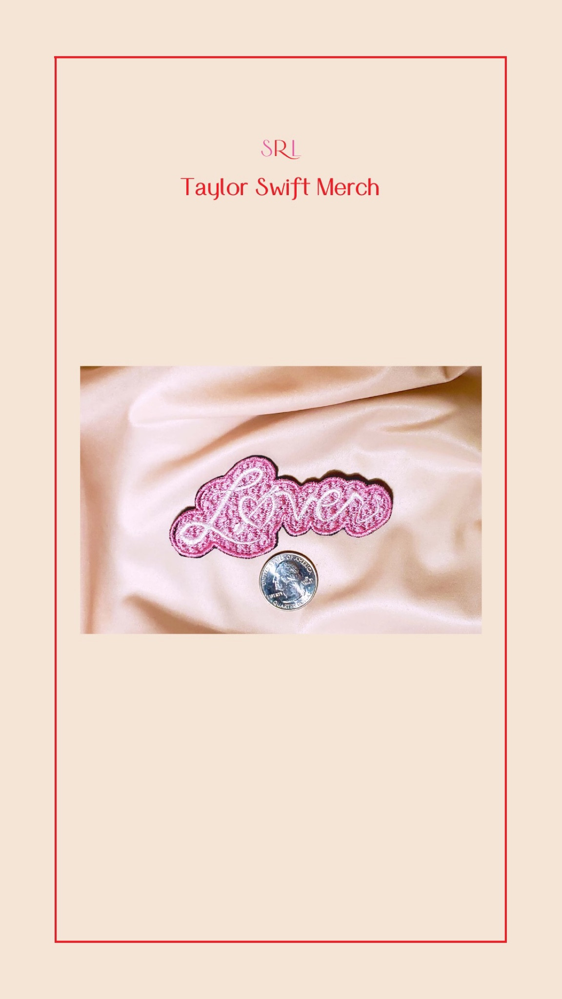 cute T-Swift iron on Lover patch!! Taylor Swift Eras Tour Concert 💕🎶

#LTKunder50 #LTKFind #LTKGiftGuide