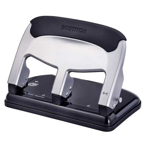 Bostitch Office EZ Squeeze Heavy Duty 3-Hole Punch for Home Office & School, 40-Sheet Capacity, O... | Amazon (US)