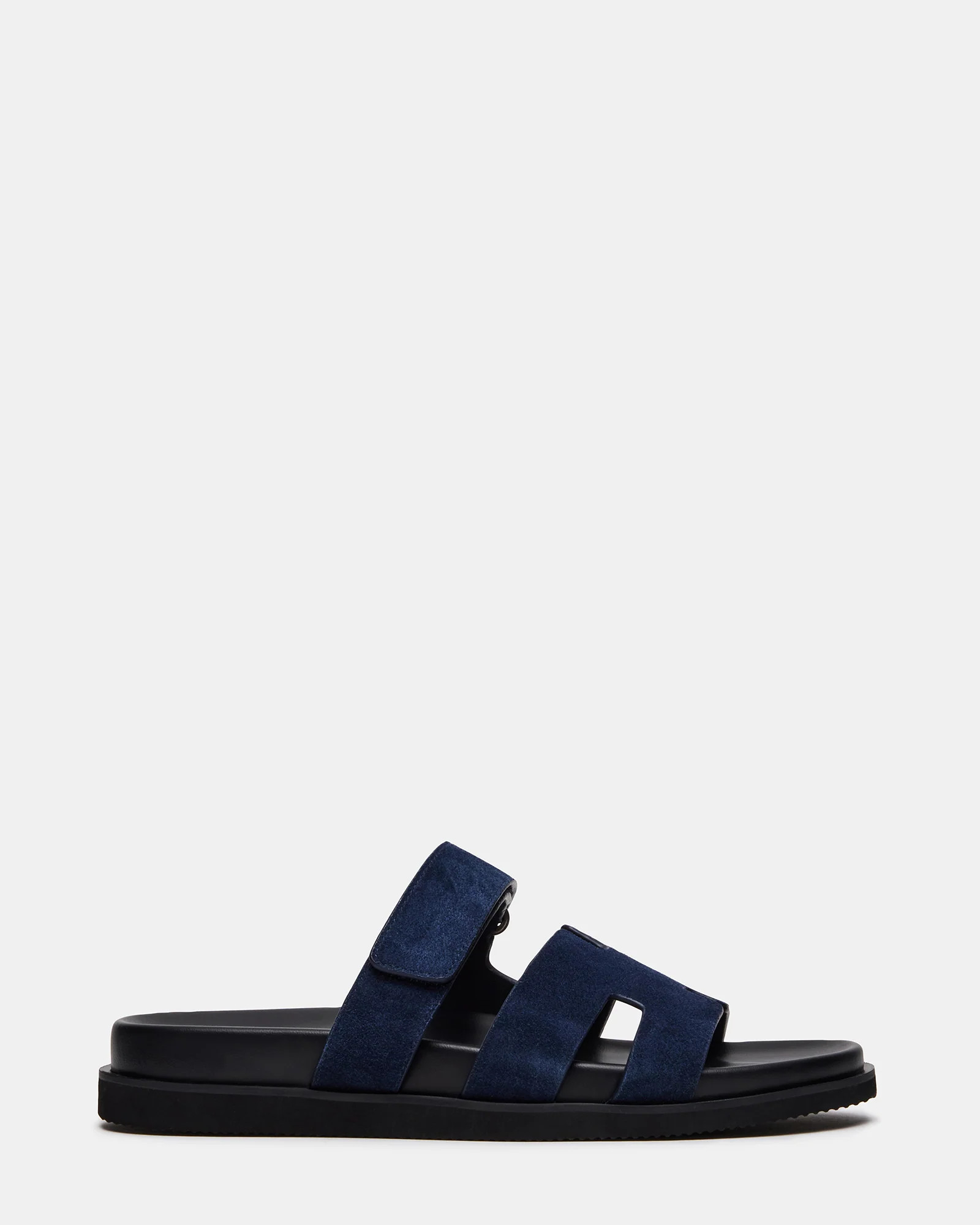 Steve Madden Men's Maiven Slide Sandals - Navy Suede - Size 12 | Steve Madden (US)