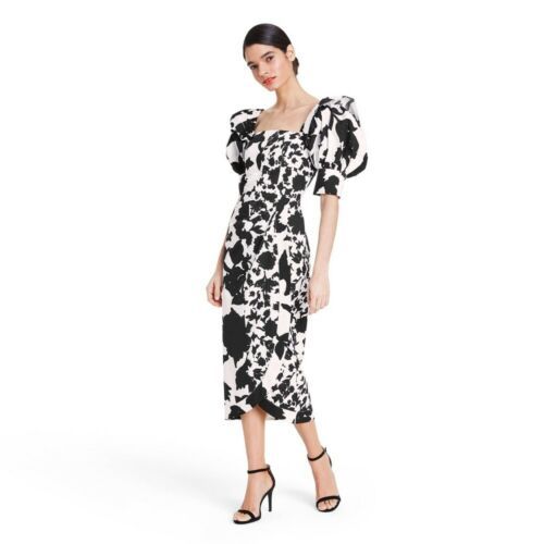 Floral Puff Sleeve Faux Wrap Dress - Christopher John Rogers for Target  | eBay | eBay US
