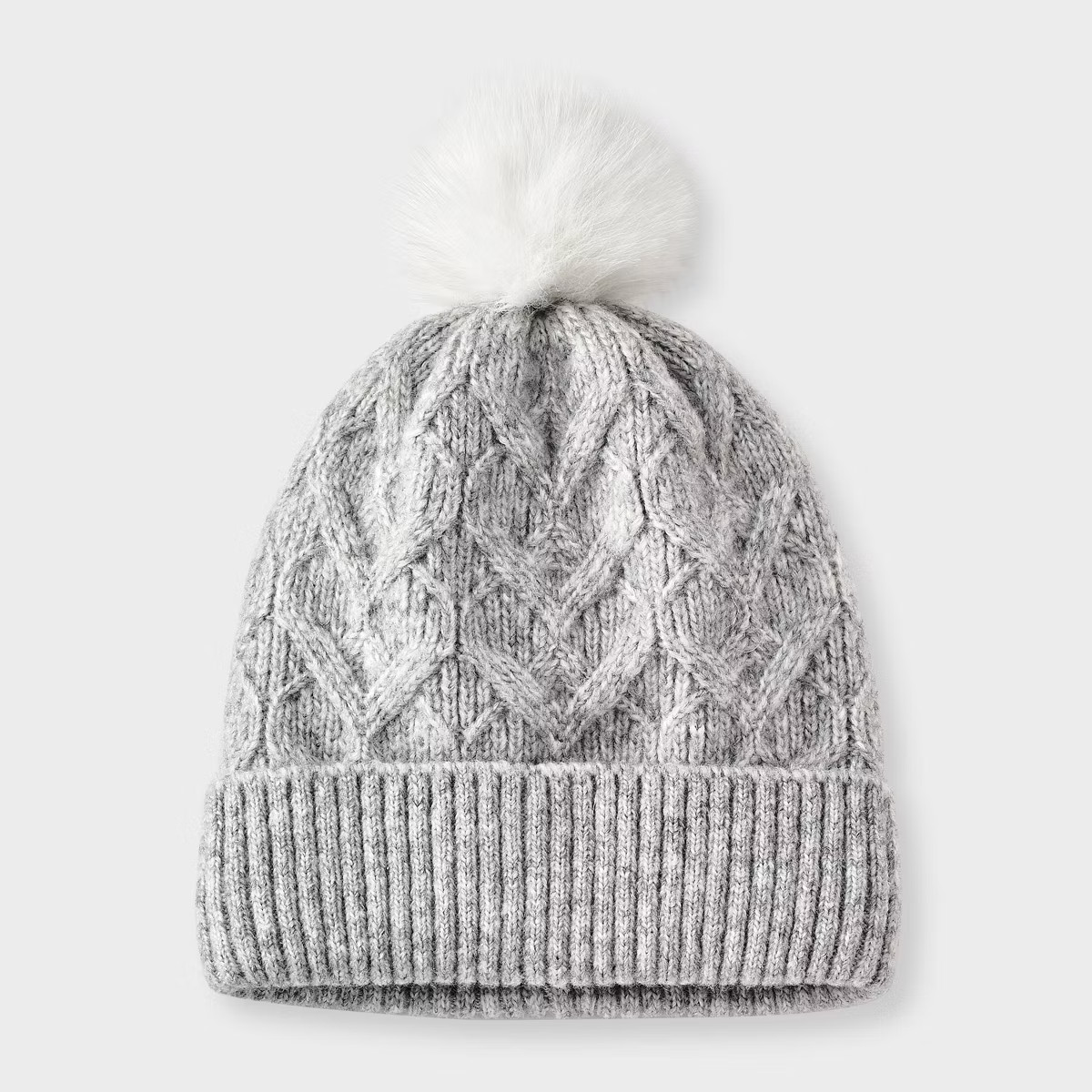 Girls' Cable Heart Beanie Hat - Cat & Jack™ | Target