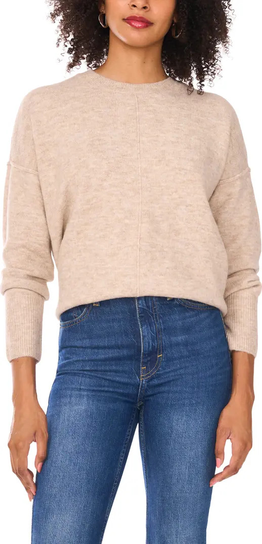 Exposed Seam Crewneck Sweater | Nordstrom