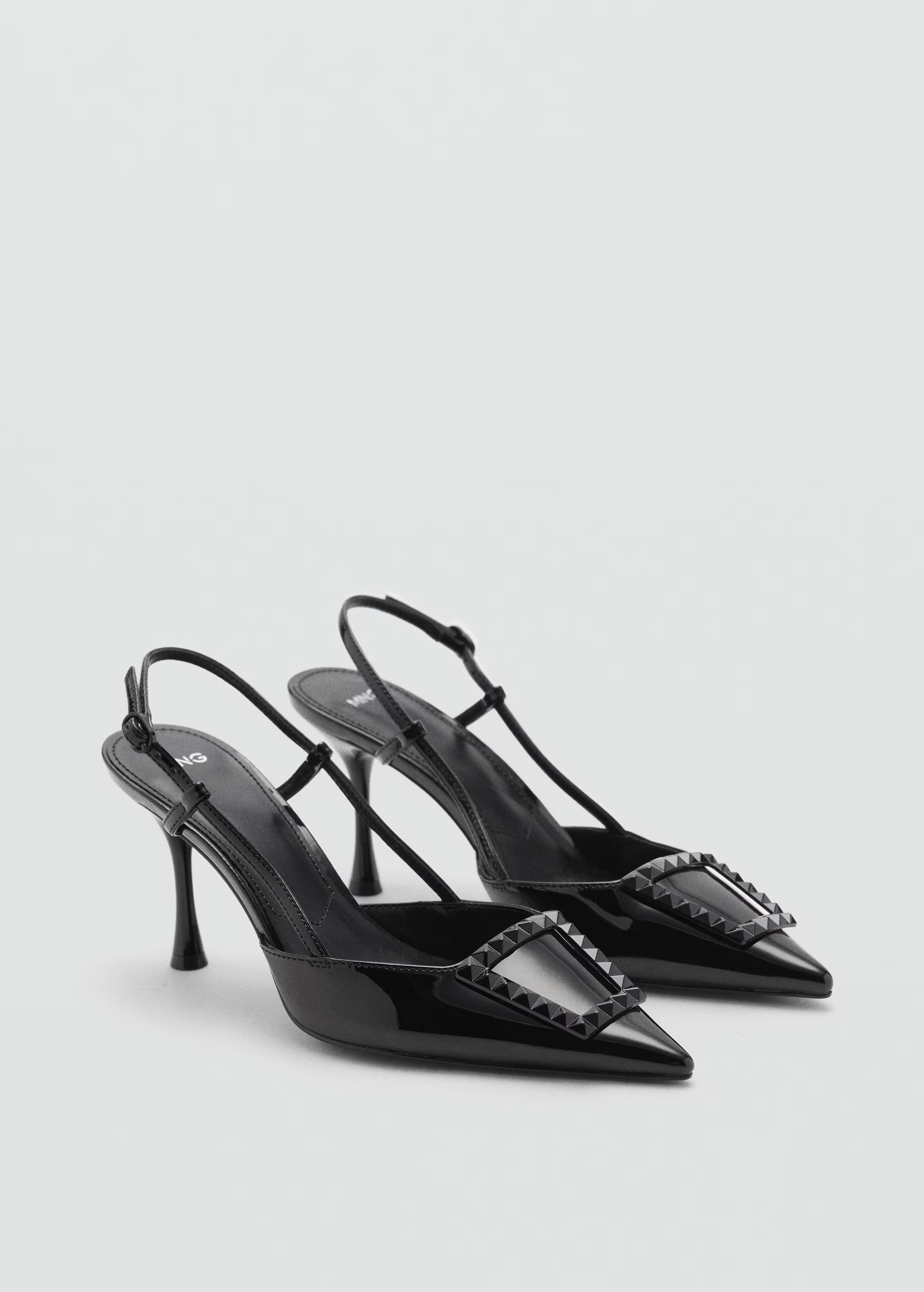 Patent leather slingback-heeled shoes | Mango (US/MX/AU)