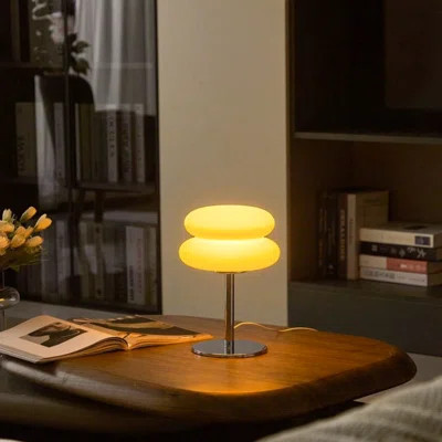 Modern Minimalist Double-layer Mushroom Table Lamp | Wayfair North America
