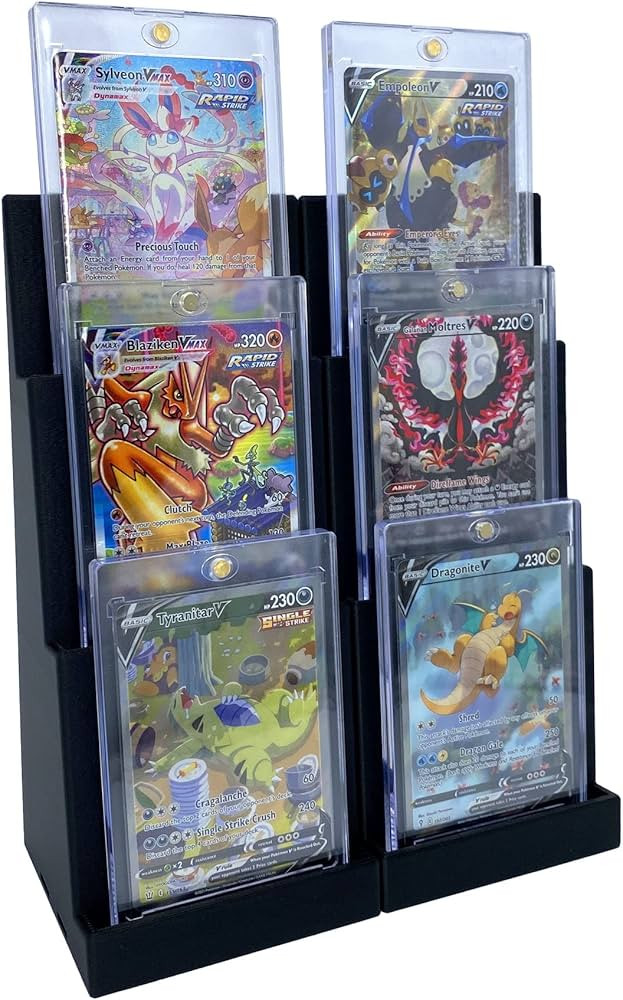 Magnetic Card Holder Stadium Displays (2 Pack), Compatible with Ultra Pro Protectors - Trading Ca... | Amazon (US)