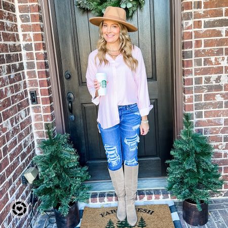 I’m loving this pink striped spring button down top. It’s perfect for spring and summer. Everything runs tts.
Summer top | spring | casual outfit | Amazon | 

#LTKsalealert #LTKstyletip #LTKfindsunder50