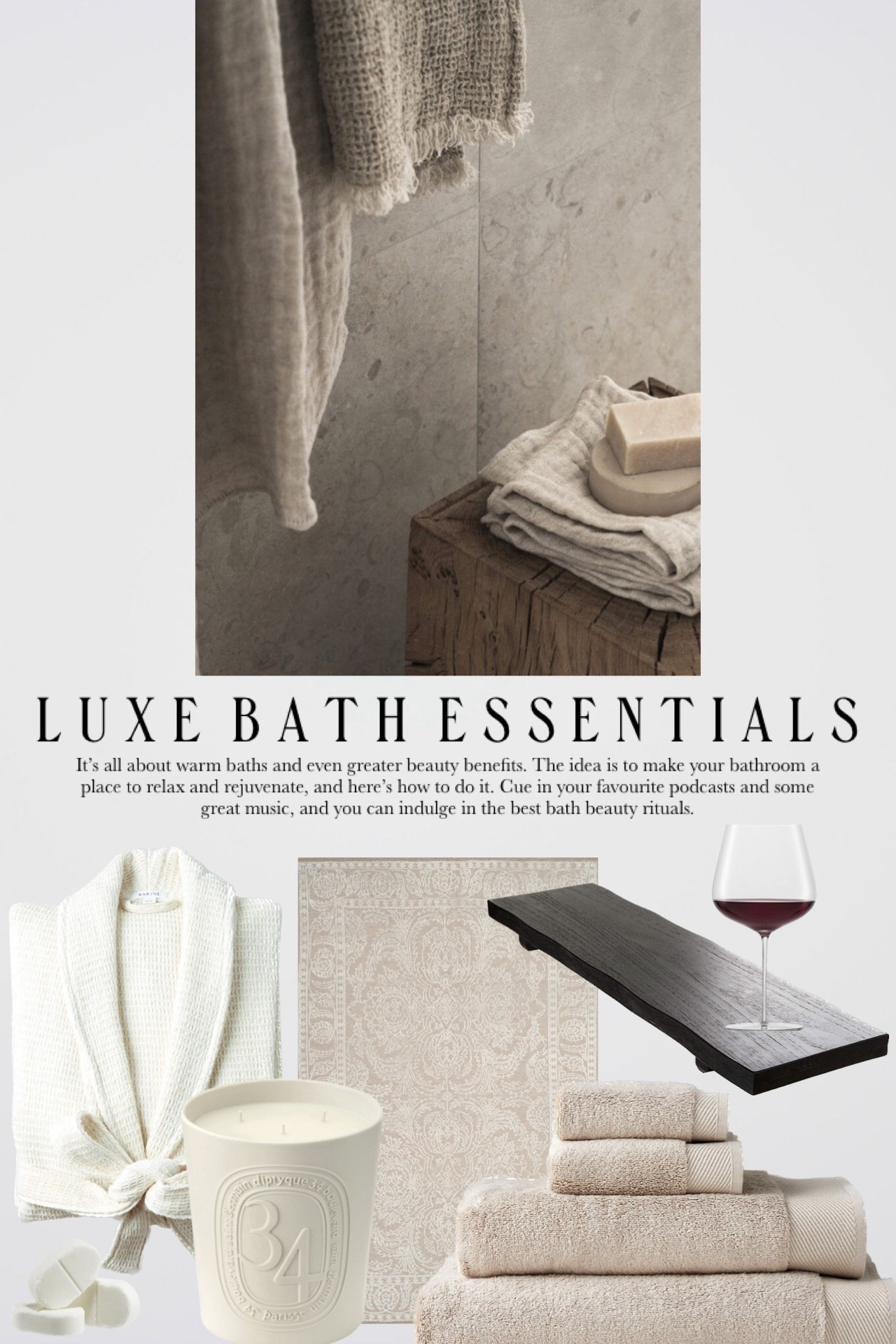 Luxe Bath Essentials 🤎

#bathroom #bath #towel #robe #home 

#LTKFindsUnder100 #LTKOver40 #LTKHome
