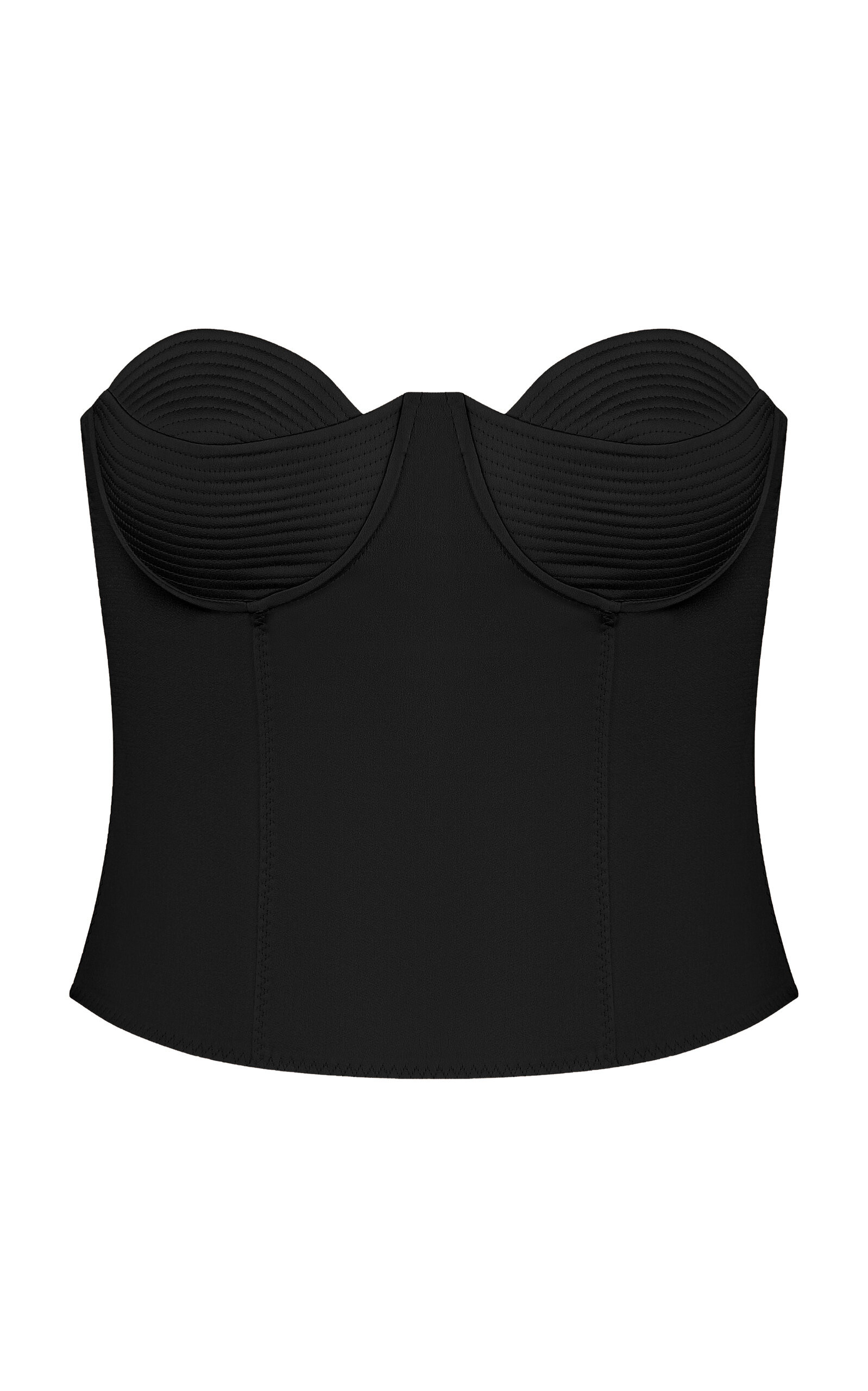 Strapless Cup-Detailed Corset Top | Moda Operandi (Global)