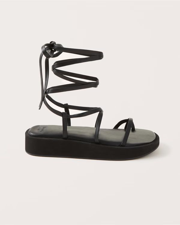 Resort Strappy Platform Sandals | Abercrombie & Fitch (US)