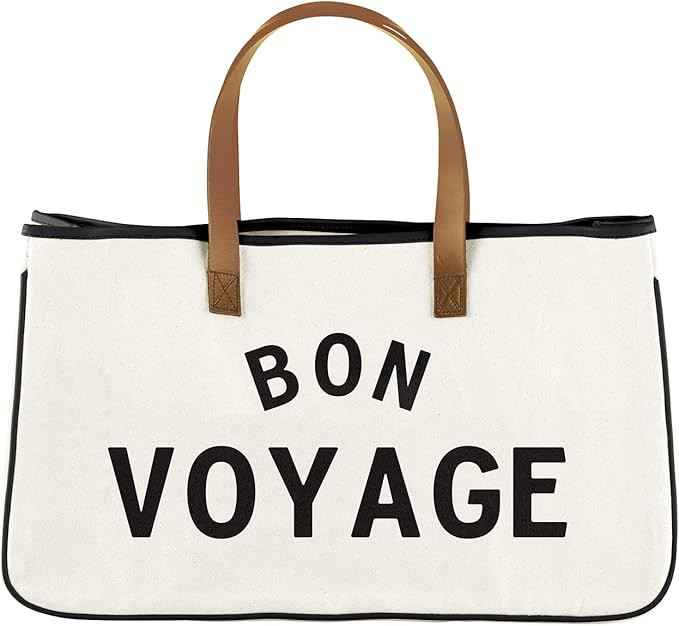 Creative Brands F3805 Santa Barbara Design Studio - Hold Everything Canvas Tote, Large, Bon Voyag... | Amazon (US)