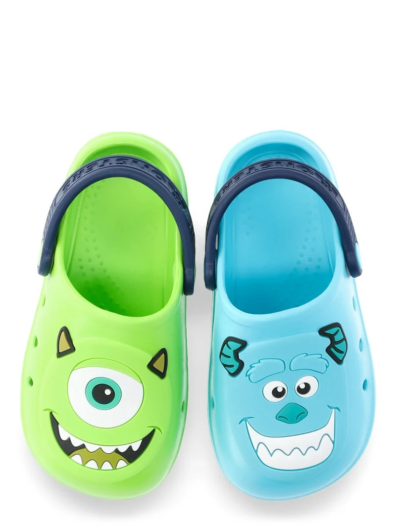 Pixar Monsters Inc. Toddler Boys Mike and Sully Clogs | Walmart (US)