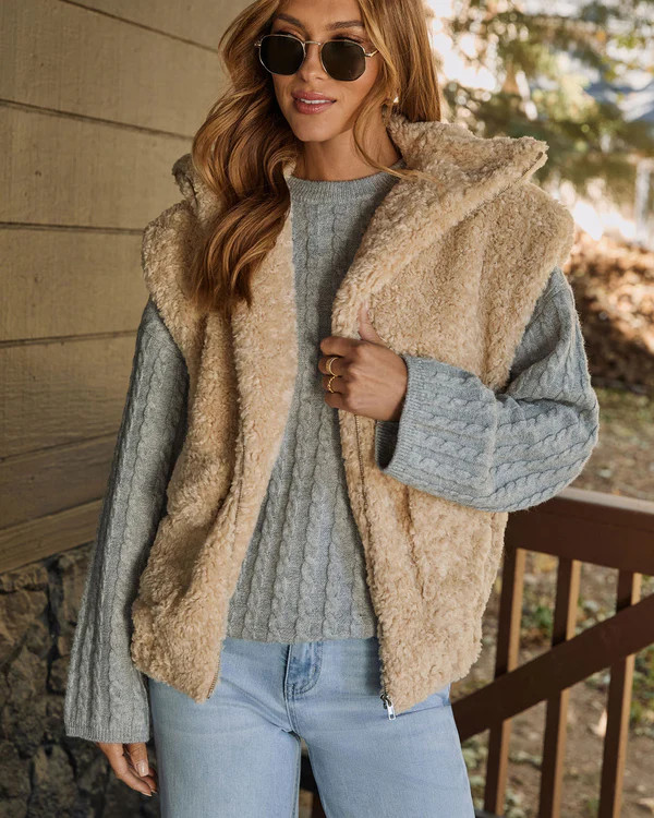 Gather Together Shearling Vest | VICI