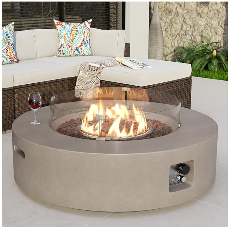 If your outdoor space feels plain, a fire pit table can completely transform it. It adds warmth, ambiance, and a cozy vibe perfect for relaxing or entertaining guests. 

 #LTKHome #LTKWorkwear #LTKTravel
