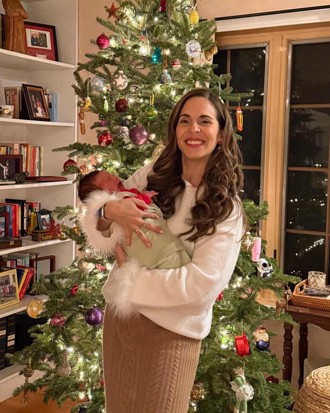 Hope everyone had a wonderful Christmas! 🎄 celebrating with the greatest Christmas gift ever, my little son who was born on the 13th of this month. This feather cuff white sweater is so festive for holiday parties or any date night, and is so comfy and a steal on clearance right now for around $20! Grab it before it sells out. My skit is older Ralph Lauren but I’ll link similar 

Ralph Lauren Christmas 

#LTKHoliday #LTKFindsUnder50 #LTKSaleAlert