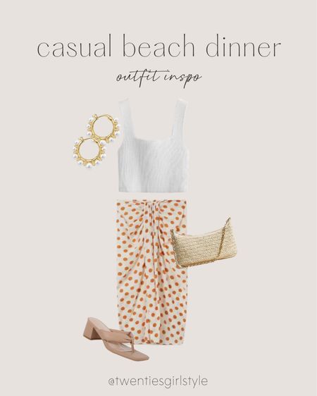 Casual beach dinner outfit inspo☀️

#LTKstyletip #LTKunder100 #LTKtravel