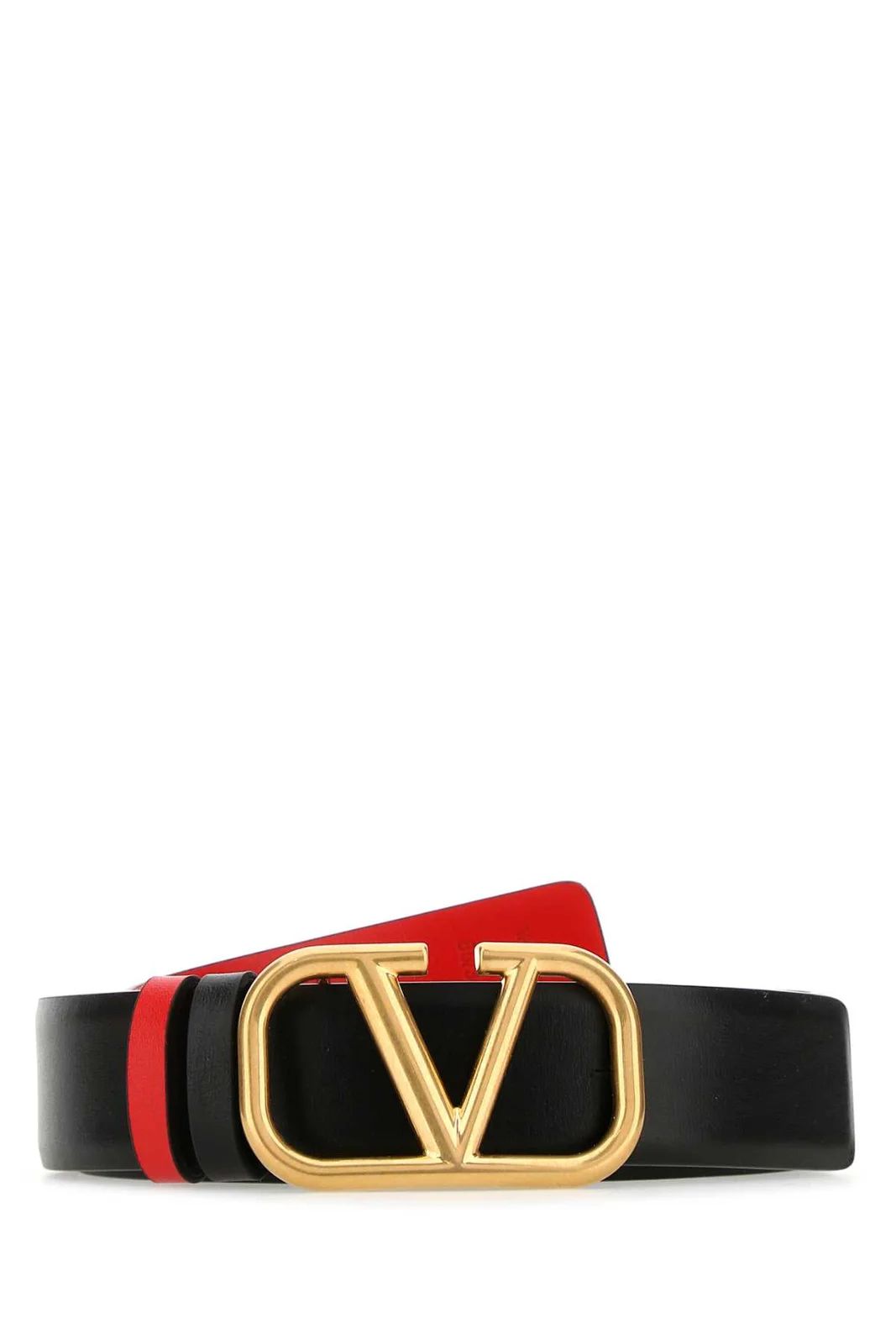 Valentino VLogo Plaque Reversible Belt | Cettire Global