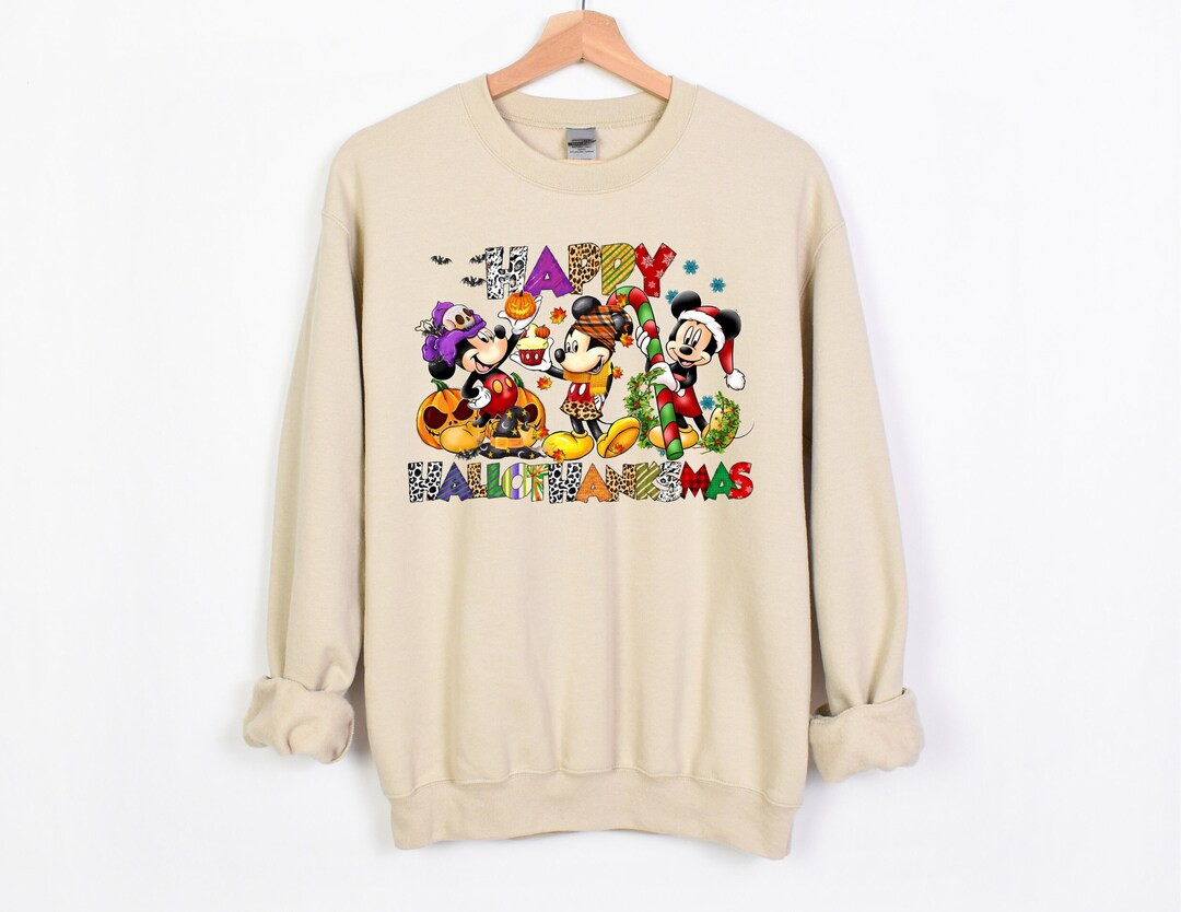 Mickey Hallothanksmas Shirtmickey Halloween Shirtmickey - Etsy | Etsy (US)