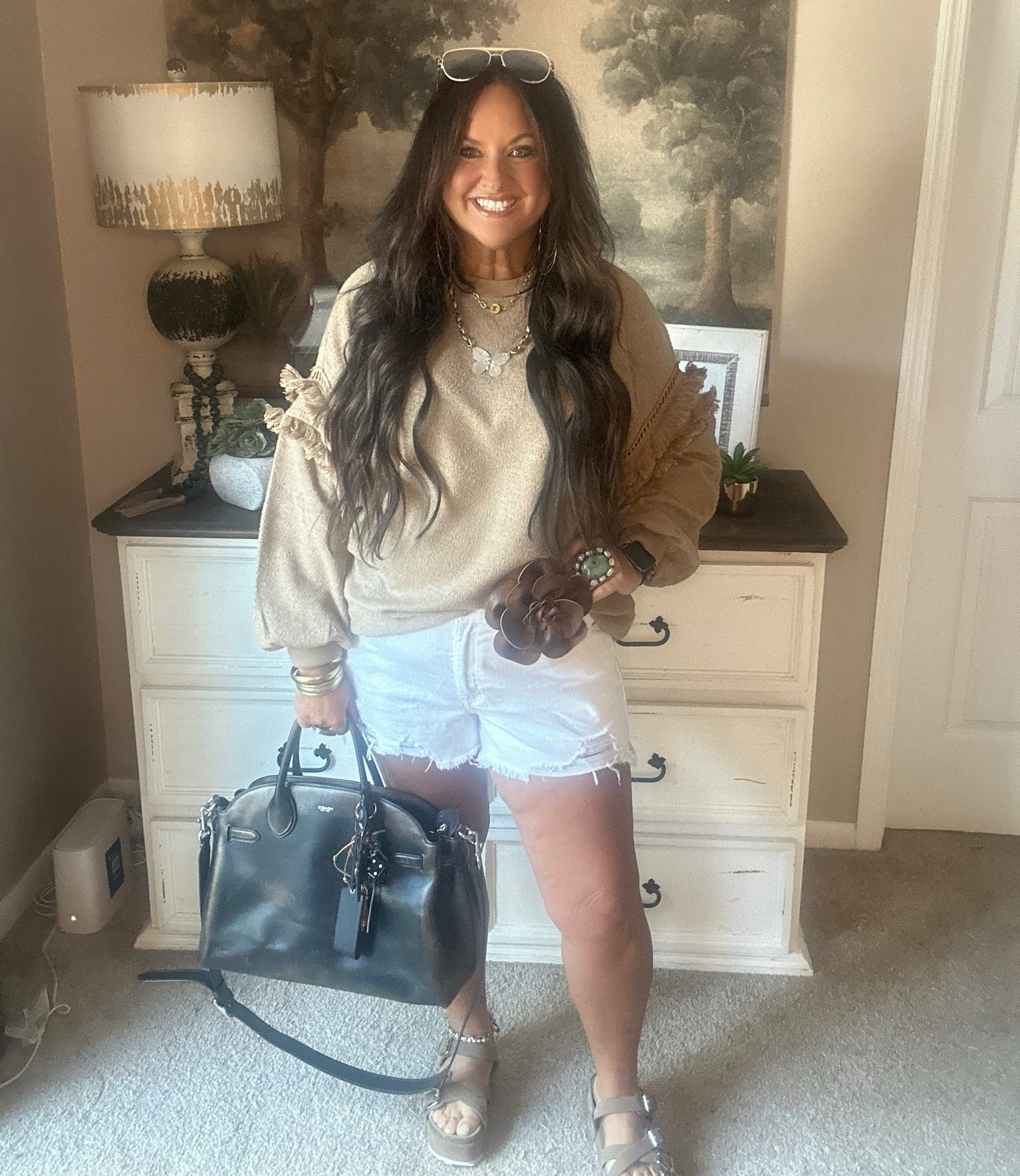 Beachy boho look for shopping today!

#LTKootd #LTKSeasonal #LTKOver40
