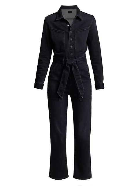 Double Slant Denim Jumpsuit | Saks Fifth Avenue