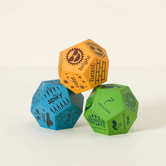 Jumbo Indoor/Outdoor Scavenger Hunt Dice | UncommonGoods