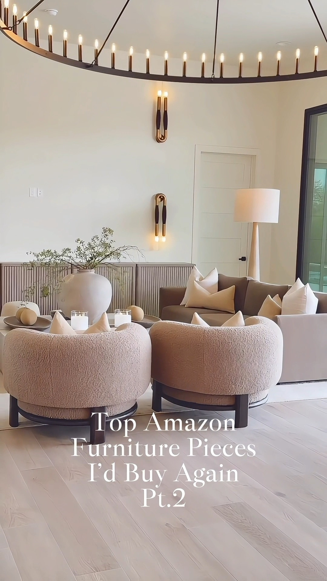 Top Amazon furniture pieces I would buy again without even thinking twice 🤍Pt.2 These are the ones that held up, elevated the space, and still feel designer every single day. From the barstools and curved couches to the pendant lighting and bed frames… these are the pieces that actually changed the room. If I had to start over tomorrow, these would be in my cart again. 

—-
Amazon furniture modern barstools curved couch living room arched cabinet upholstered bed frame

Summerthompsonstyles

#LTKU #LTKHome #LTKdayinmylife