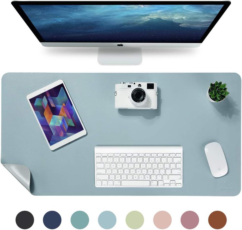 Knodel Desk Pad, Office Desk Mat, 31.5" x 15.7" PU Leather Desk Blotter, Laptop Desk Mat, Waterpr... | Amazon (US)