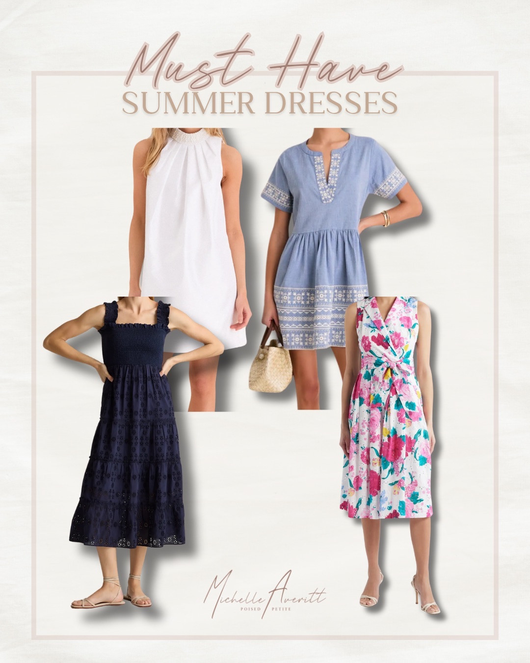 Getting dressed for summer has been all about pieces that feel effortless but still intentional. I’ve been reaching for midi and above the knee dresses in floral patterns that feel easy but still pulled together, especially the ones that feel light and airy the second you put them on.

Lightweight dresses have become my favorite shortcut to feeling styled without overthinking it. Some days it is soft, delicate florals, other days it is a slightly bolder print, but either way it just works. It makes summer dressing feel simple, effortless, and a little more fun for every plan that pops up.

Summer style, lightweight dresses, fashion over 40

#LTKSeasonal #LTKOver40 #LTKPetite