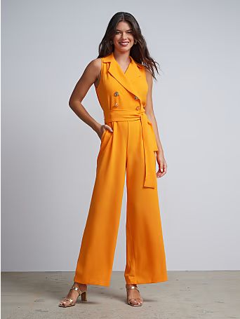 Belted Blazer Jumpsuit - New York & Company | New York & Company