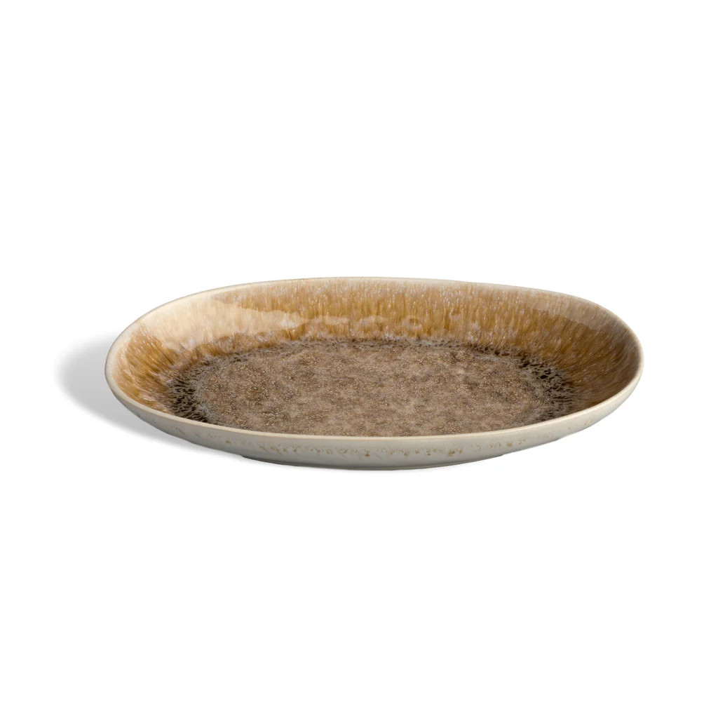Carmel Ceramica Point Lobos Oval Platter | Sabavi Home