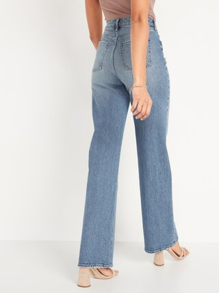 Extra High-Waisted Wide-Leg Jeans for Women | Old Navy (US)