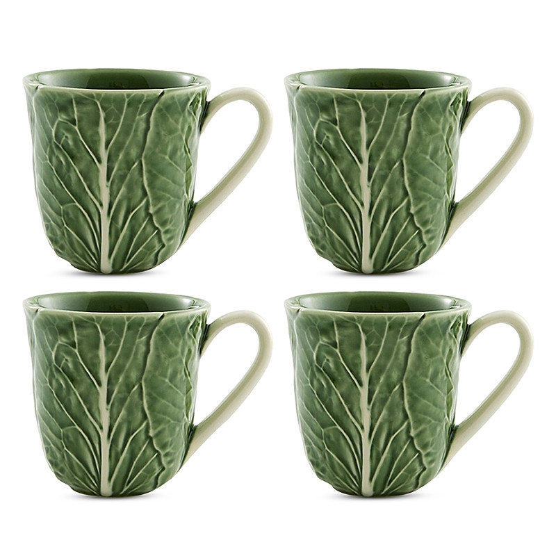 Bordallo Pinheiro Cabbage Leaf Mug, Set of 4 | Bloomingdale's (US)