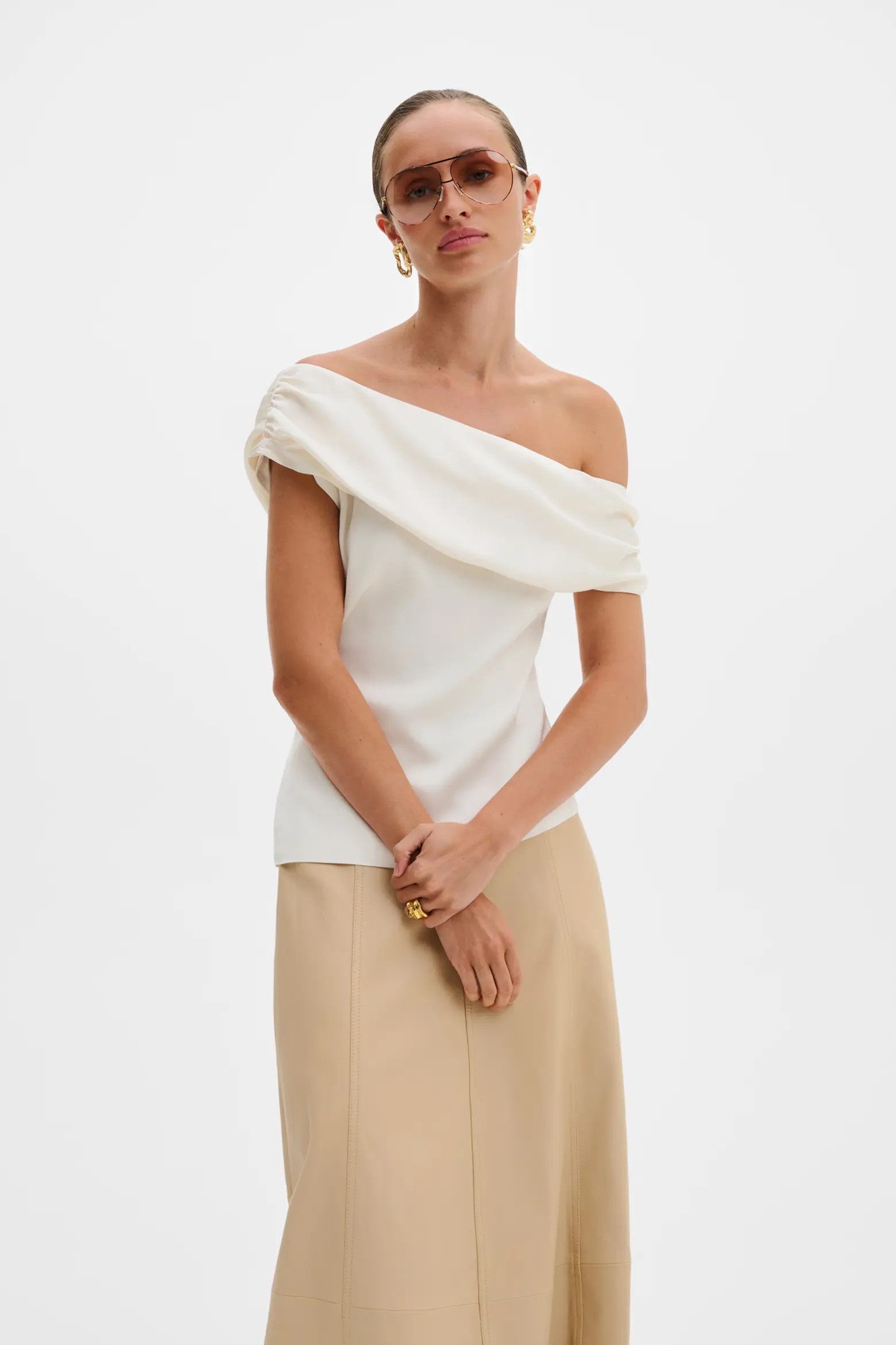 Malina Seleah Draped Asymmetrical Top (Women) | Nordstrom | Nordstrom