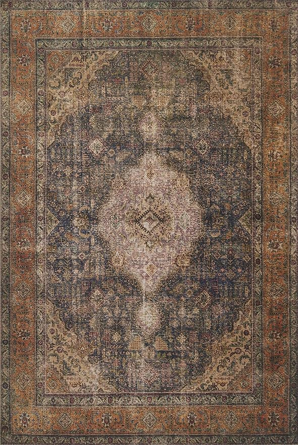 Loloi II Loren Plum/Multi 5'-0" x 7'-6" Area Rug | Amazon (US)