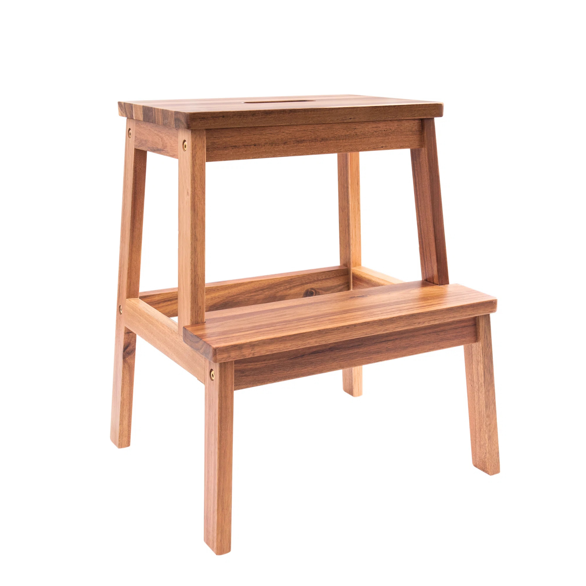 Lyford 19.6" 2 - Step Wood Step Stool | Wayfair North America