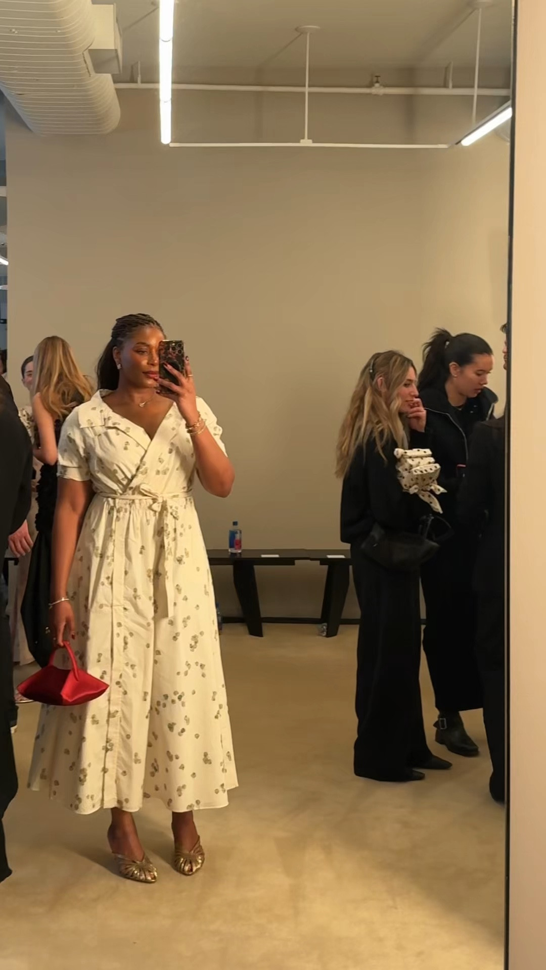 Ootd from nyfw ♥️ early spring vibes wearing this elegant floral dress from altuzarra along with statement red origami handbag. Perfect dress for work, events and more. … For more links to gallery wall, date night outfits, winter denim, sunday hoodie, vacation outfits beach, work outfits, resort wear, winter outfits women, business casual, follow me on LTK! ✨

#LTKdayinmylife #LTKootd #LTKgrwm