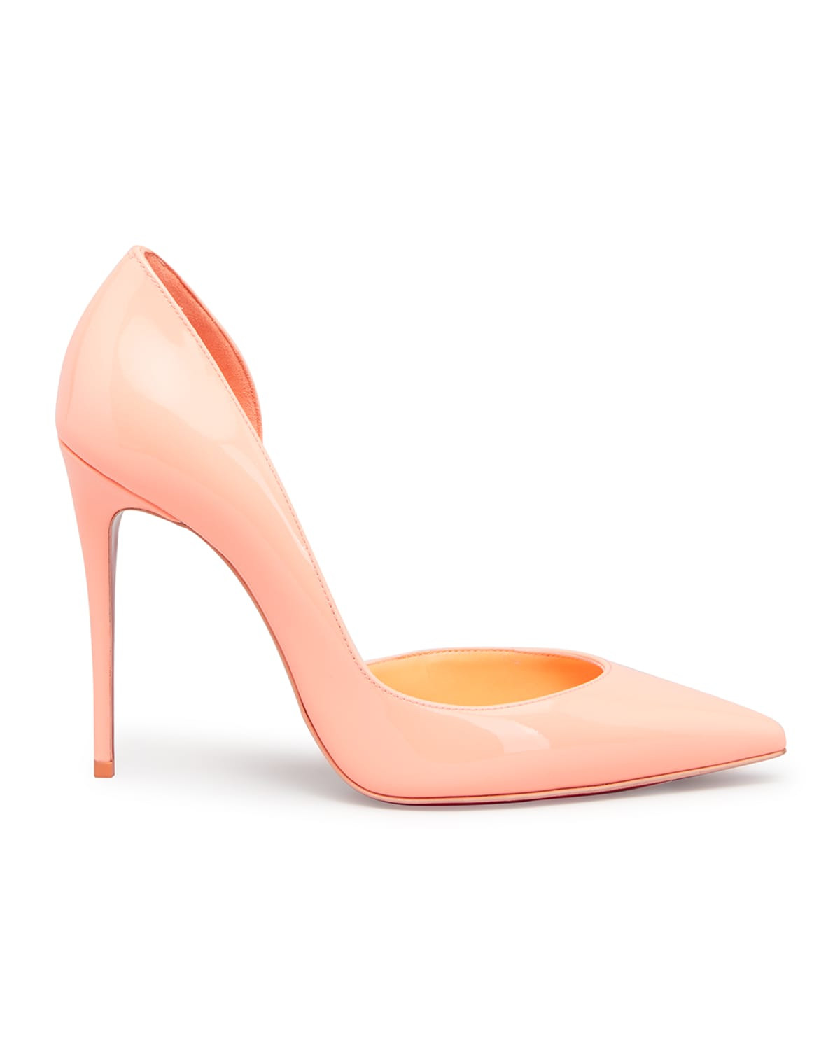 Iriza Patent Half-d'Orsay Red Sole Pumps | Neiman Marcus