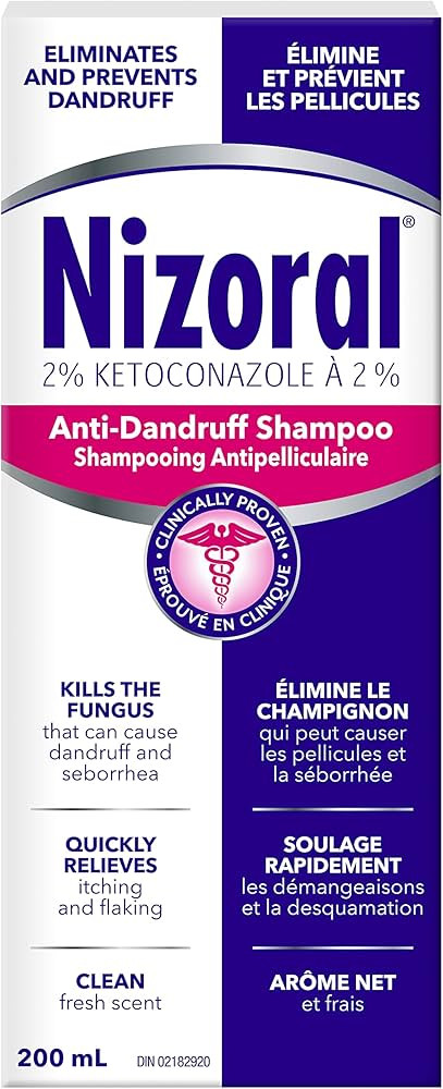 Nizoral Ketoconazole 2 Percent Anti-dandruff and Itchy Scalp Shampoo, 200ml | Amazon (CA)