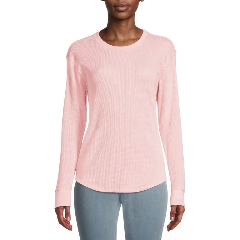 Time and Tru Women's Long Sleeve Thermal T-Shirt | Walmart (US)