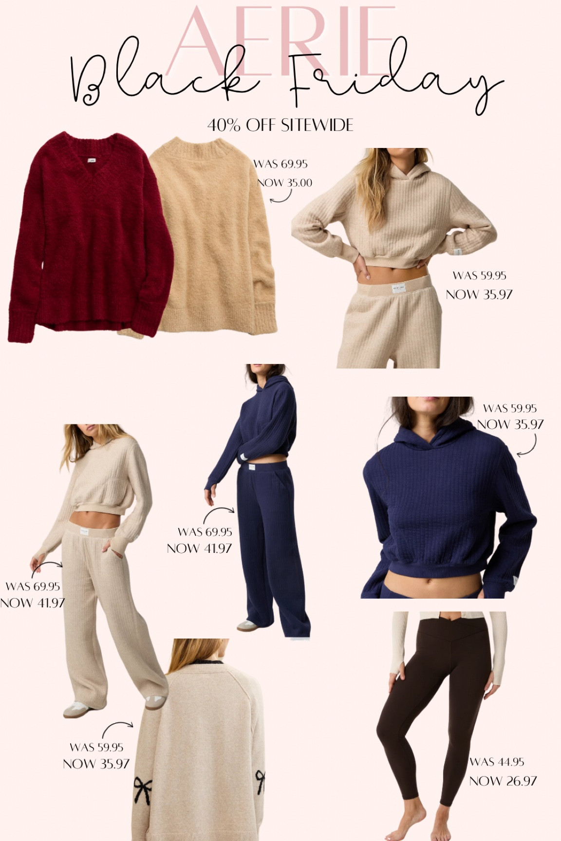 Cozy girl gift ideas. The softest sweaters and sets. Everything is 40% off sitewide! Cute gifts for teens too. 

#LTKHoliday #LTKGiftGuide #LTKCyberWeek